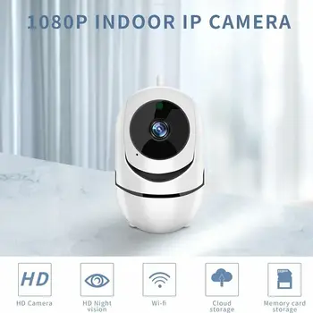 1080P HD WiFi IP Kameras Mini Kameras Indoor PTZ Kamera ar Auto Kustības Izsekošana Home Drošība Bērnu Uzraudzības IS CCTV Kameras