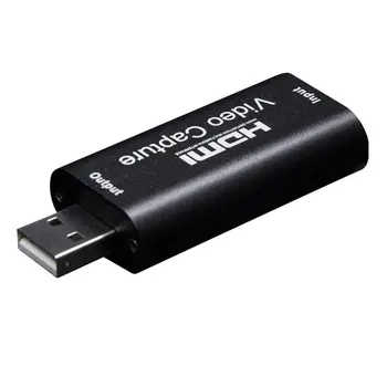 1080P HDMI USB 2.0 Video Capture Karte, Straumēšanas Ieraksti Spēles Video Tiešraidi Broadcast Video Capture Karte