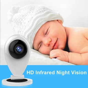1080P Home Security, IP Kameras Audio Bezvadu Mini Kamera Nakts Redzamības WiFi Kameru Baby Monitor