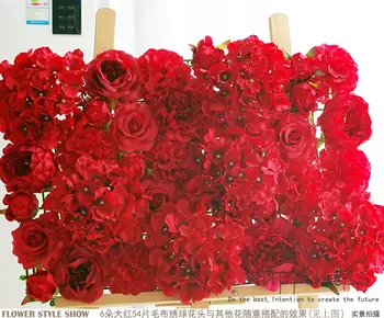 10PCS 20cm Mākslīgā Hydrangea Ziedu Galvas DIY Kāzu Ziedu Sienas, Līgavas Vainags Mājas Dārzā Apdare Rudenī Grupa Krājumi