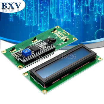 10PCS/DAUDZ LCD1602+I2C 1602 Sērijas Blue Backlight LCD Displejs ar 2560 UNO AVR IIC/I2C Modulis