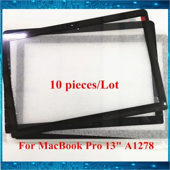 10PCS/Daudz Jaunu Priekšējo LCD A1278 Stikla Vāks MacBook Pro Unibody 13