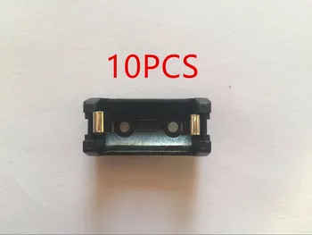 10PCS/daudz 3 V Plastmasas Akumulatora Turētājs 1/2 AA Baterijas Kastē CR2 Baterijas Gadījumā Mīkstlodēšanai, kas savieno