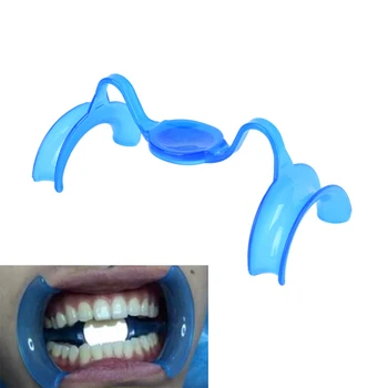 10Pcs Jaunu Profesionālo Zilā M Tipa Mutes Atvērēju Vaiga Spriegotājs Zobu Balināšana Zobu