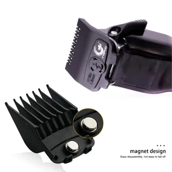 10Pcs Universālā Spēcīgu Magnētisko Hair Clipper Ierobežot Ķemme Rokasgrāmata Pielikumu Lieluma Frizētava Nomaiņa Wahl Ar Kasti G0921