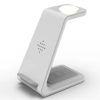 10W Qi Bezvadu Lādētājs ar LED Gaismas Lādētājs Gaisma iphone X 11 Samsung беспроводная зарядка Kandidēt Airpods 2 pro