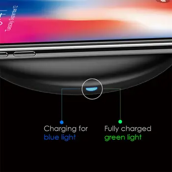 10W Qi Bezvadu Ātri Lādētājs iPhone 12 11 8 Pro X XR XS Max 10W Bezvadu Uzlāde Samsung Note10 S9 S10 S8 Lādētāju Pad