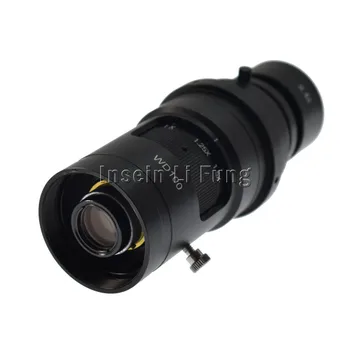 10X-200X Regulējams Palielinājums, 25mm Zoom, C-mount Objektīvs X 0.7~5X Video Mikroskopa Kamera, Darba Attālums 100mm-300mm