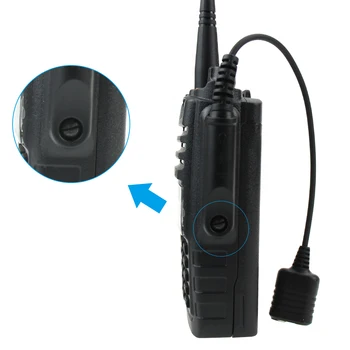 10XAudio Adaptera Kabeli K-Vadītājs 2 Pin Walkie Talkie Austiņas Skaļruni, Mikrofons, lai Baofeng UV-9R Plus A58 UV-XR UV-5S GT-3WP UV-5R