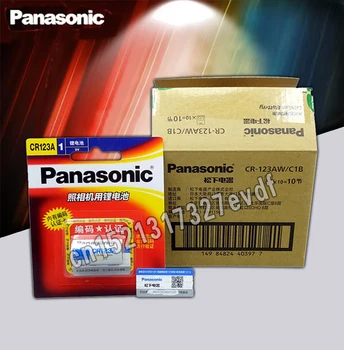 10pack/daudz Jaunu Oriģinālu Panasonic CR123A CR17345 3 V Litija Bateriju Kamera neuzlādējamas Baterijas Bezmaksas Piegāde