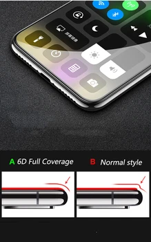 10pcs 6D Izliektas Pilnībā Segtu Rūdīts Stikls iPhone 12 Mini 11 Pro Max XS XR X 8 7 6 Plus SE 9H Cietība Filmu Ekrāna Aizsargs
