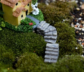 10pcs Akmens pakāpieni Ceļa Mazo kāpnes pasaku dārzs miniatūras par terrariums rotājumu sveķu figūriņas manualidades mini jardim
