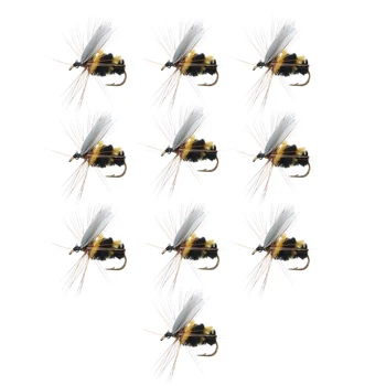 10pcs Bionisko medus Bišu Bišu Lapseņu Kukaiņu Forele, Lidot Zvejas Lures Ēsmas Grodi, Mākslīgā Zvejas Lures Bionisko medus Bišu Ēsma