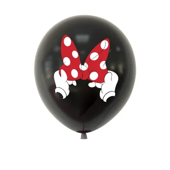 10pcs Mickey Mouse Puse Lateksa Baloni Pieaugušo Dzimšanas dienas svinības Rotājumus bērniem Globos Cumpleanos Infantiles Baby Dušas Piederumi