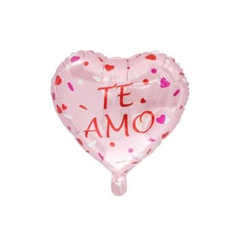 10pcs Sirds TE AMO Folija Baloni, spānijas es Tevi Mīlu, lai Kāzas, Dzimšanas dienas svinības TEAMO Valentīna Diena Globos Piederumi