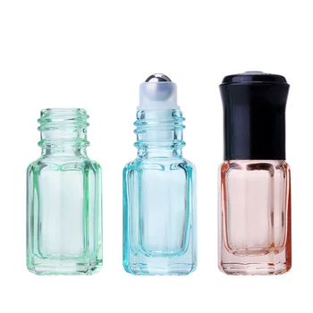 10pcs/daudz 3ml Tukšs Mini Stikla Roll Par Pudeli Ēteriskās Eļļas Uzpildāmas Smaržu Pudeles Dezodorants Konteineru Atsevišķu Pildīšanas