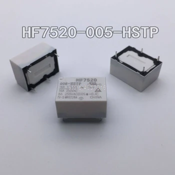 10pcs/daudz HF7520-005-HSTP Relejs 5 VDC grupa normāli atvērt 4-pin augstas slodzes 16A250VAC white shell
