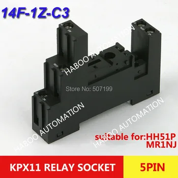 10pcs/daudz LAIKA Releju kārba PI35BE/3 14FF-1Z-C3 relejs mini releja ligzda 5pin skrūves tipa elektriskā kontaktligzda