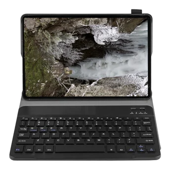 11 Collu Bluetooth Keyboard Cover Ultra-Plānas Noņemamu Tastatūru Case Samsung Tab S7 T870 / T875 (Backlit Versija)