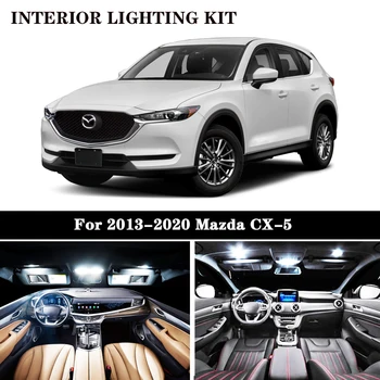 11X Balts Canbus led Auto interjera apgaismojums jaunināšanas Komplekts 2013- 2017 2018 2019 2020 Mazda CX-5 CX5 led interjera Dome Bagāžnieka apgaismojums