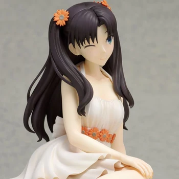 12-16cm Fate Stay Night Tohsaka Rin SACĪKŠU Ver Rīcības Attēls Matou Sakura Saber PVC Rotaļlietu Kolekcijas Lelle Modelis Darbvirsmas Apdare