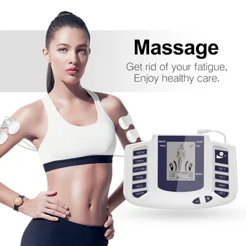 12 Pogas Electrice Desmitiem Akupunktūras Massager Ķermeņa Atpakaļ Kakla Novājēšanu Impulsa Masāža Stimulē Muskuļu Sāpju Terapija