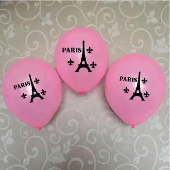 12 Rozā Parīzes Eifel Tower Baloni, es Mīlu Parīzi Tēma Sweet 16 Dzimšanas Princese 7. 13. Dzimšanas dienas svinības Baby Dušas Rotājumi