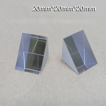 12 X 12 X 12 mm taisnā Leņķī Iso-jostas Prizma 90 Grādiem Pilnībā Atstarojošās Prizmas Fizikas Eksperimentālās Gaismas Refracts Optiskā Stikla