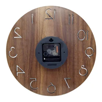 12 collu Radošo Sienas Pulkstenis Vintage arābu Cipariem, Dizaina Zemniecisks Valsts Toskānas Stilā Koka Dekoratīvās Apaļš Sienas Pulkstenis