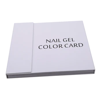 120 Krāsas Viltus Nagu Krāsu Kataloga Krāsu Displejs Nail Art Gel Poļu Krāsu Toņu Nagu Krāsu Diagrammu Prakses Valdes Manikīra Instruments