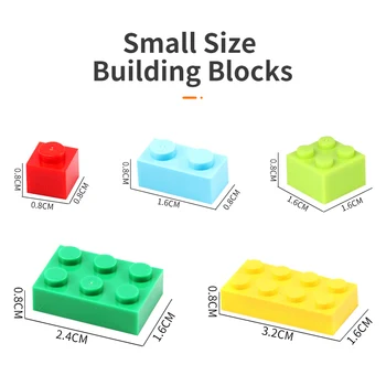 1200 Gab., Celtniecības Bloki, Rotaļlietas Krāsains DIY Radošo Ķieģeļi Modelis Konstruktors Saderīgu Zīmoli Izglītojošas Rotaļlietas Bērniem