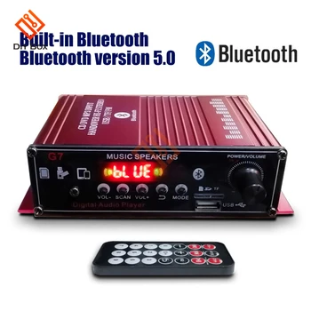 12V Mini Bluetooth pastiprinātājs skaļruņi, 20W+20W Mājās Automašīnas skaņu iekārtas, mājas mūzikas amplificador skaļruņi auto stereo
