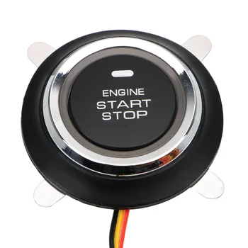 12V Viena Auto START STOP Dzinēja Bloķēšanas sistēma Aizdedzes pogu, Keyless Ieceļošanas Aizdedzes Startera Slēdzis Auto Rezerves