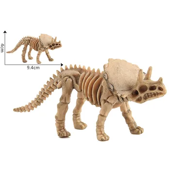 12pcs Mākslīgā Wild Life Dinozauru Skeletu Rotaļlietu Komplekts Plastmasas Spēlēt Rotaļlietas Modeļa Komplekts Bērnu Svētku Dāvanu