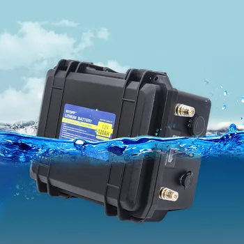 12v 120ah litija baterija 12 V litija 120AH akumulatoru ar USB ātrās uzlādes Laivu dzenskrūves, fish finder，LED lampas