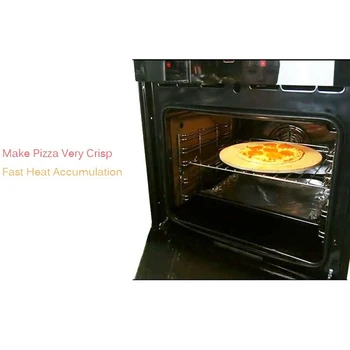 13 Collu Pica Akmens virtuves Cepšanas Grilēšanai, Extra Biezs Pica Instrumenti Krāsns un Bbq Grils Bakeware Maize Paplātes Virtuves Bakin
