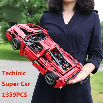 1359PCS Tehnika Sacīkšu Automašīnu Komplekti Modeli, Celtniecības Bloki Tehnika Sērijas Modelis Ķieģeļu Bērnu Rotaļlietu Dzimšanas dienas Dāvana