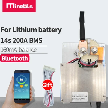 14.s Bluetooth BMS mākslas 200A smart Litija Akumulators Aizsardzības pārvalde 48v energy storage akumulatora enerģijas akumulators li-ion baterija