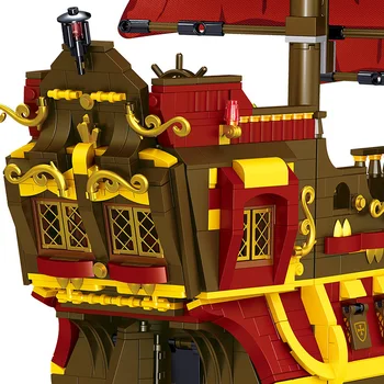 1436 Gab., Ķieģeļu Karību Jūras Pirātu Kuģiem, Kas Melnā Pērle Kuģa Modelis Celtniecības Bloki Zēns Ziemassvētki, Dzimšanas Diena Dāvanas, Bērnu Rotaļlietas