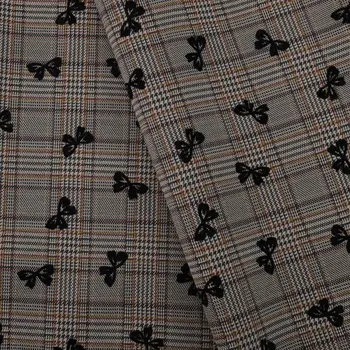 145cmx100cm poliestera-kokvilnas sarža pleds dzija krāsota Skotijas pleds uz apģērbu, apģērba soma JK kroku svārki vienotu audums
