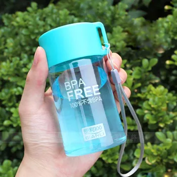150ML BPA FREE Plastmasas BĒRNI Pudeli Mini Ūdens pudele Ar Virvi Bērniem Gudrs Portatīvo Konfektes Krāsu Leakproof Pudele