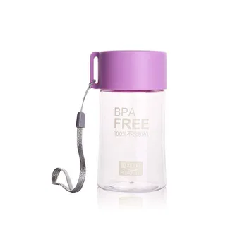 150ML BPA FREE Plastmasas BĒRNI Pudeli Mini Ūdens pudele Ar Virvi Bērniem Gudrs Portatīvo Konfektes Krāsu Leakproof Pudele