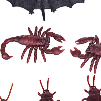 150Pcs Halloween Plastmasas Reāli Prusaku Spider Viltus Kļūdas Kukaiņu Triks Ārstēt, Puses dod priekšroku