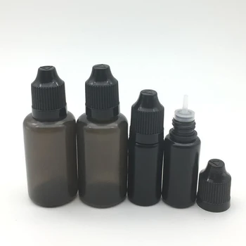 150pcs Black 5ml 10ml 30ml LDPE Pudeles Pilinātāju Parauga Acis Kritums Uzpildāmas Plastmasas Pudeles Bezmaksas Piegāde