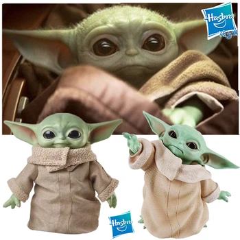 15CM Hasbro, Ka Mandalorian Star Wars Bērnu Yoda PVC Rīcības Attēls Modeļu Lelle, Rotaļlietas, Bērnu Dāvanu