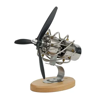 16 Cilindru Šļaksts Plāksnes Motora Stirling Dzinējs Modelis Fizikas Izglītības Rotaļlietas