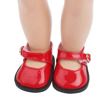 18 collu Meitenes, lelle kurpes Princese kārta Kleitu kurpes Amerikāņu jauno dzimis piederumi Bērnu rotaļlietas fit 43 cm bērnu s40