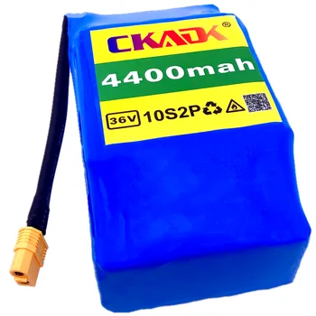 18650 akumulatoru CKADK 10s2p 36V Litija jonu akumulators 4400mah 4.4 ah vienu ciklu sprieguma Lidināties Valdes akumulators