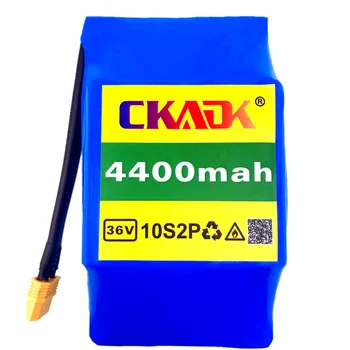 18650 akumulatoru CKADK 10s2p 36V Litija jonu akumulators 4400mah 4.4 ah vienu ciklu sprieguma Lidināties Valdes akumulators