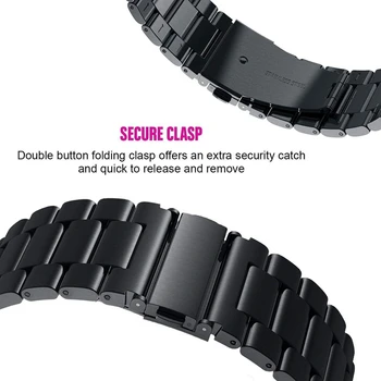 18MM 20MM 22MM Metāla Delnas Siksniņu, Lai Garmin Vivoactive4s 4s Smart Watch Band Nerūsējošā Tērauda Siksnas Vivoactive 3 4 Correa